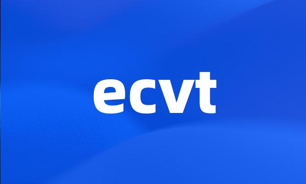 ecvt