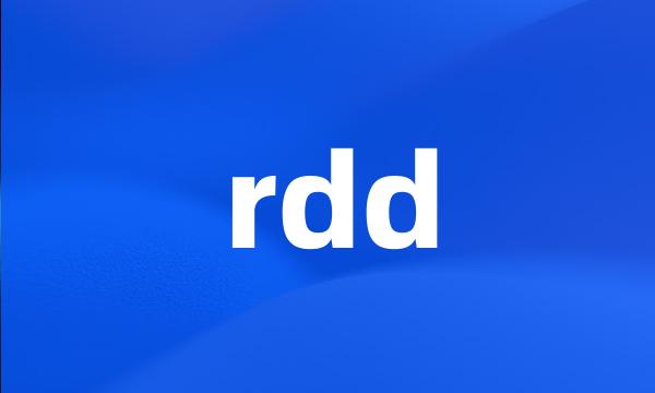 rdd