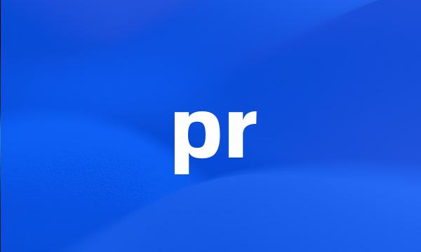 pr