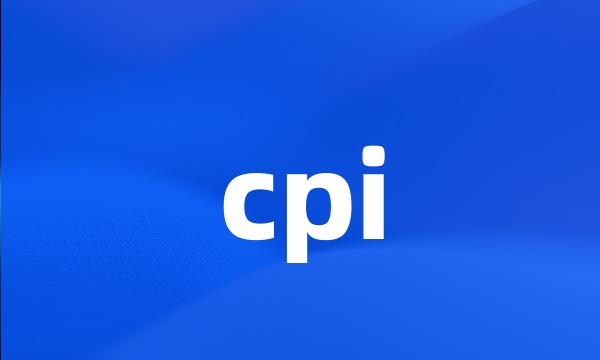 cpi