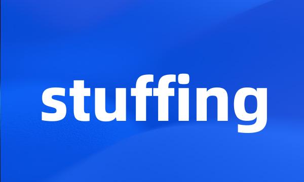 stuffing