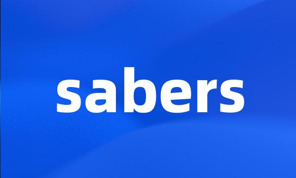 sabers