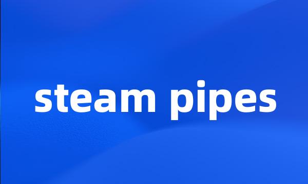 steam pipes