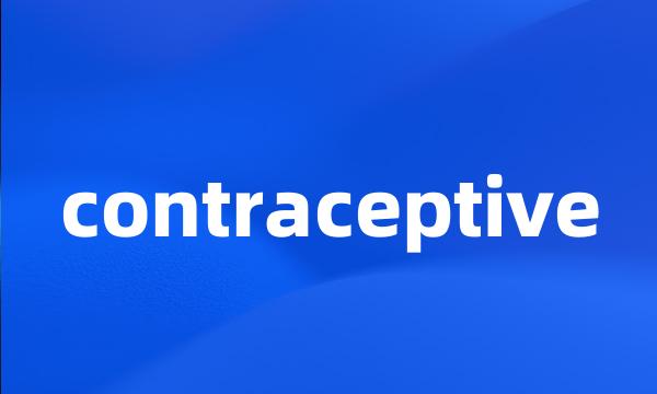 contraceptive