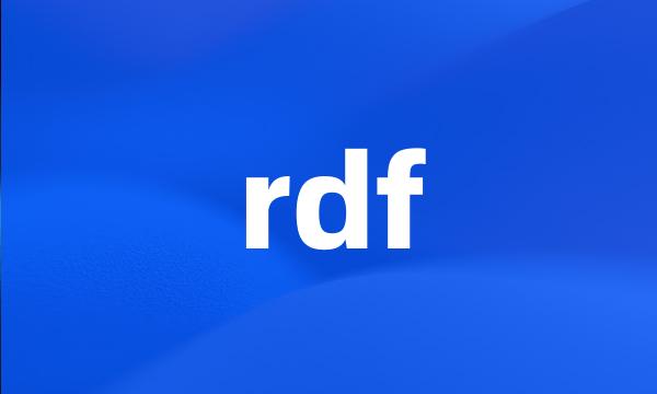 rdf