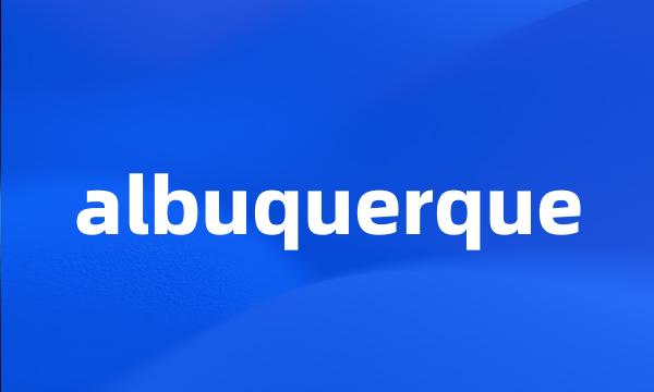 albuquerque