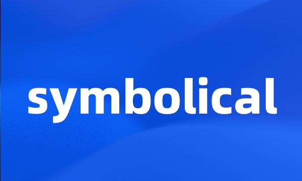 symbolical