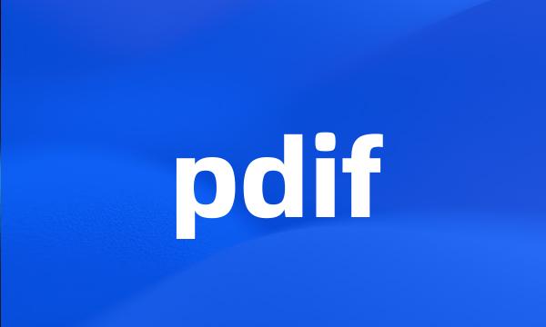 pdif