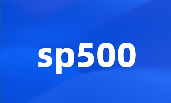 sp500