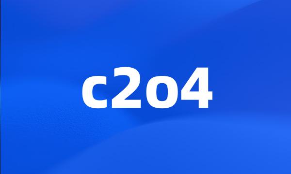 c2o4