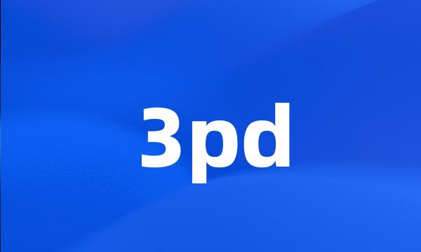 3pd