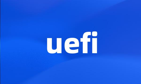 uefi