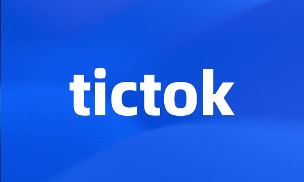 tictok