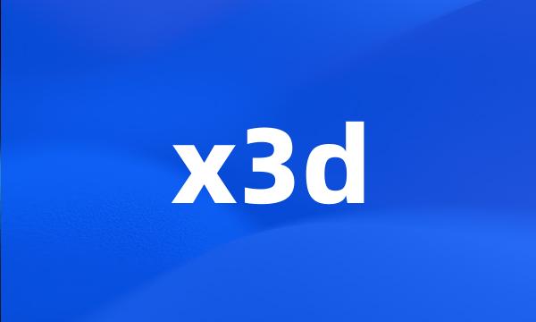 x3d