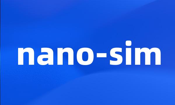 nano-sim