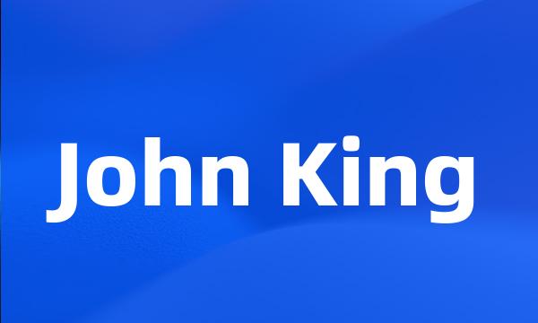 John King