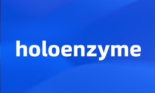 holoenzyme