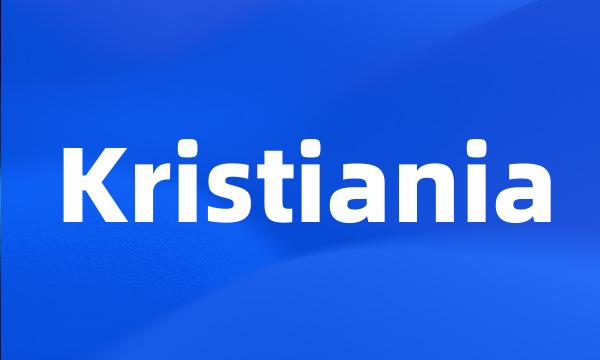 Kristiania