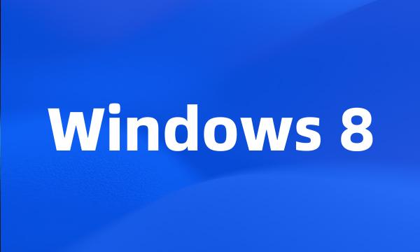 Windows 8