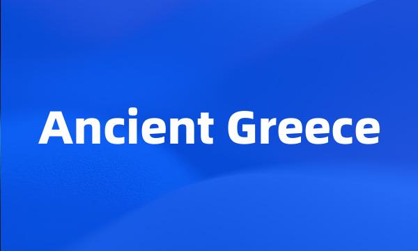 Ancient Greece