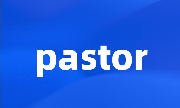 pastor