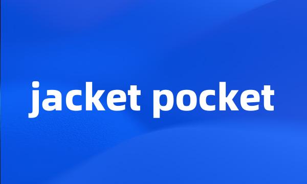 jacket pocket