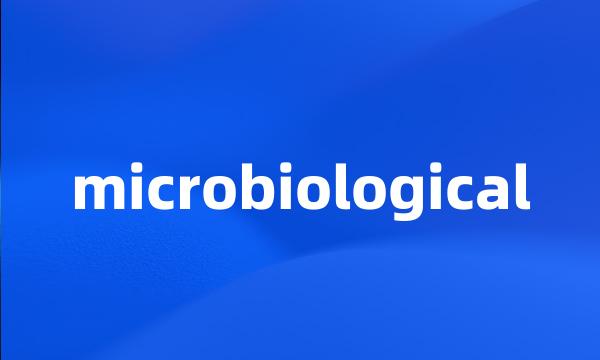 microbiological