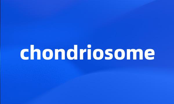 chondriosome