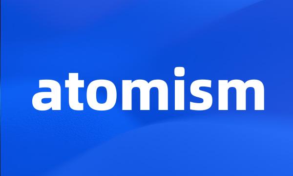 atomism