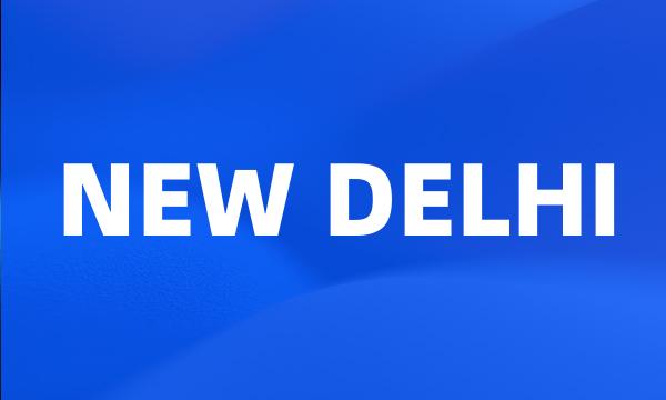 NEW DELHI