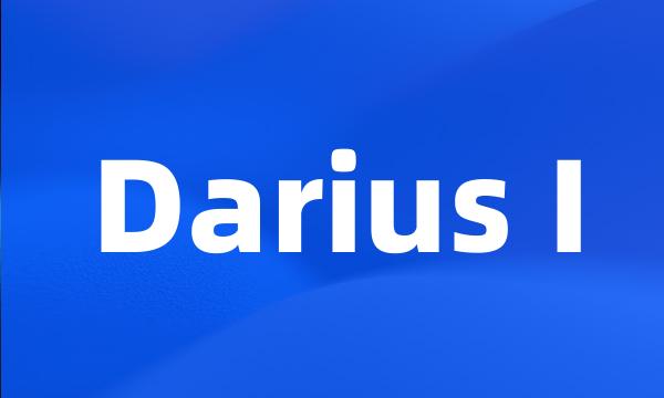 Darius I