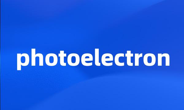 photoelectron