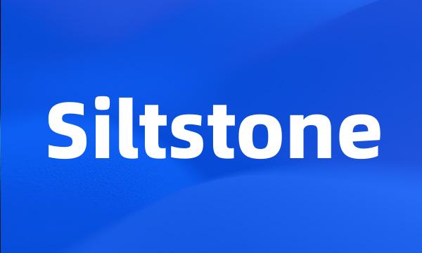 Siltstone