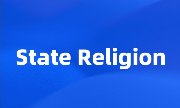 State Religion