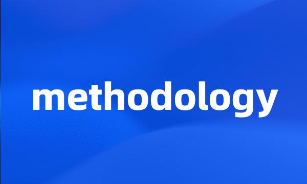 methodology