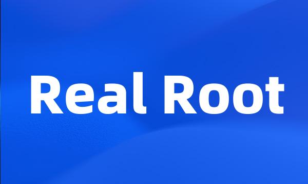 Real Root