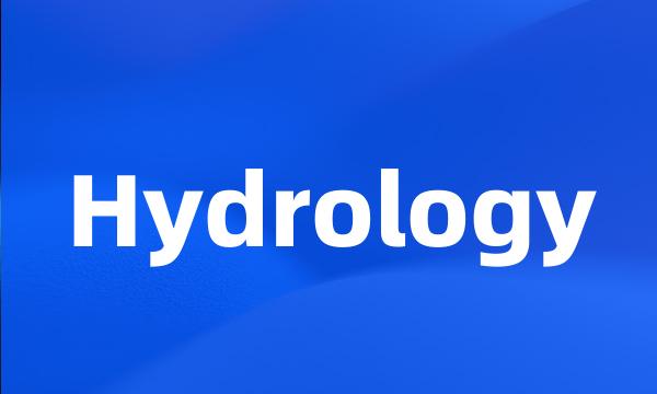 Hydrology