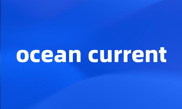 ocean current