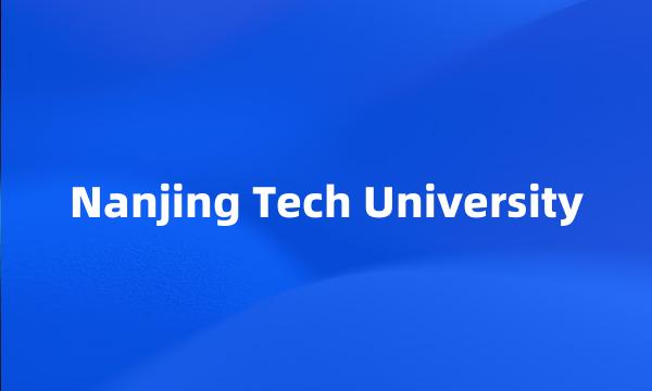 Nanjing Tech University