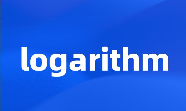 logarithm