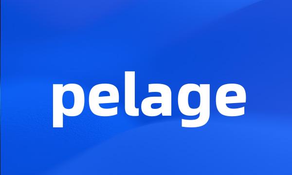 pelage