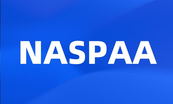 NASPAA