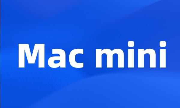 Mac mini