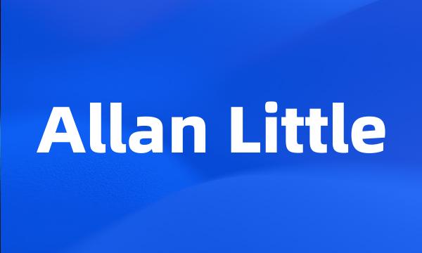 Allan Little