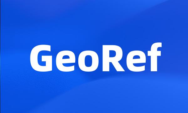 GeoRef