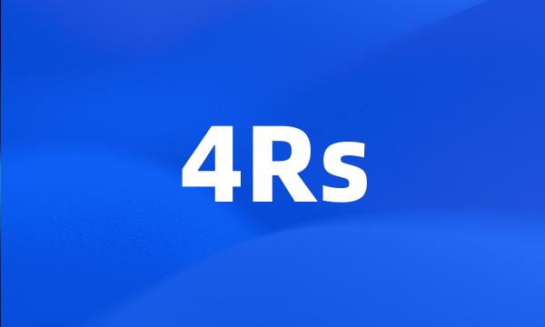 4Rs