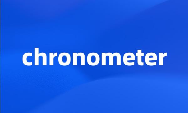 chronometer