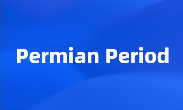 Permian Period