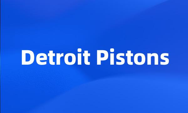 Detroit Pistons