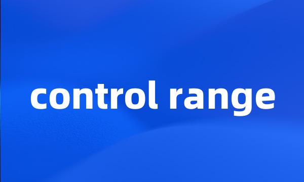 control range